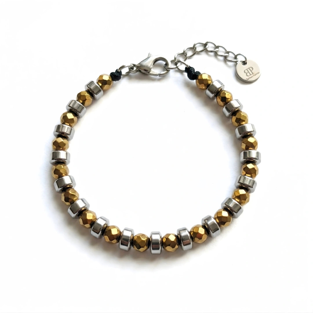 Bracciale Cromalux Gold Ematite Oro Lucido