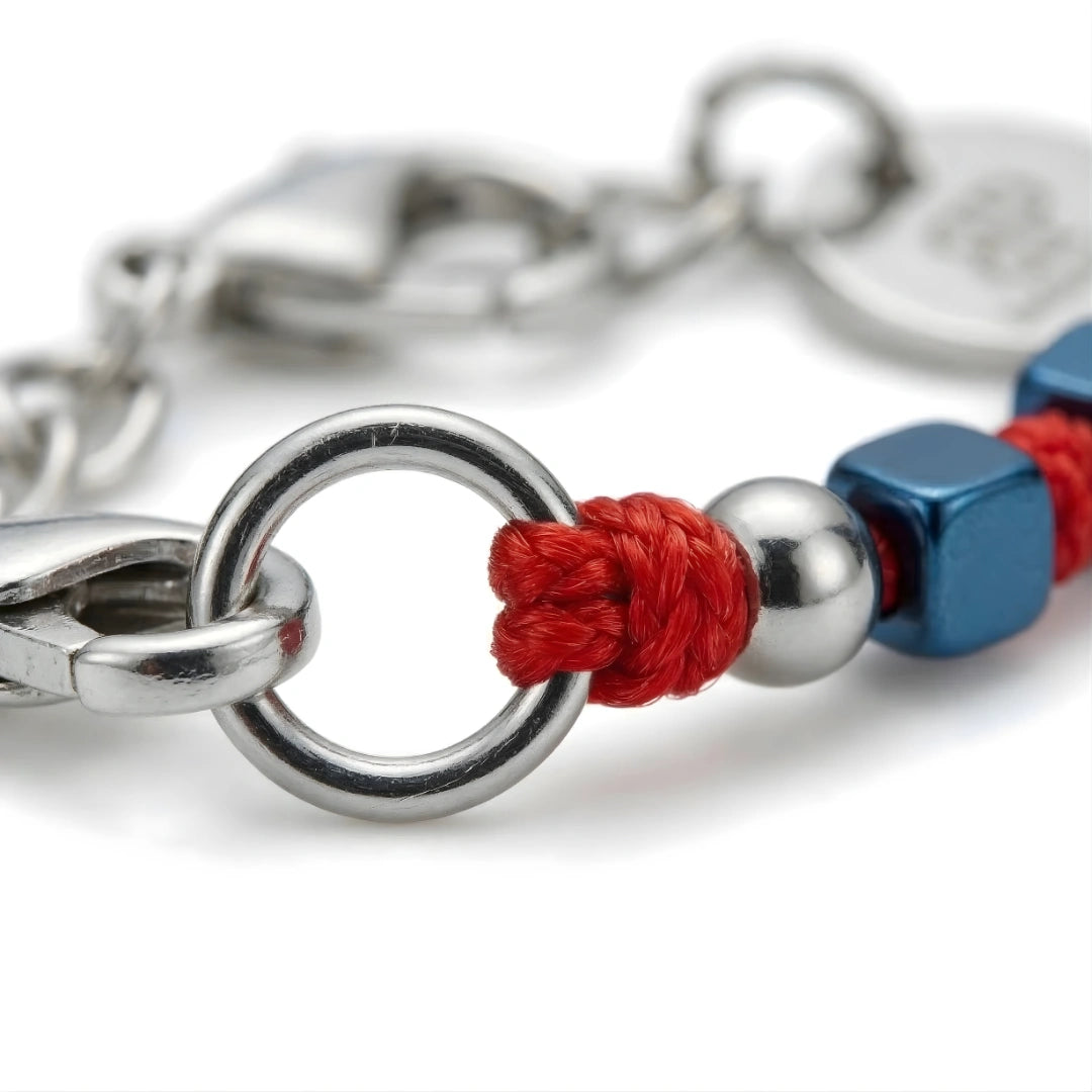 Steine: mehrfarbiges Hartsteinarmband