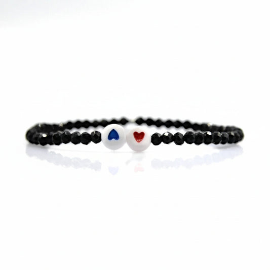 Steine: mehrfarbiges Hartsteinarmband