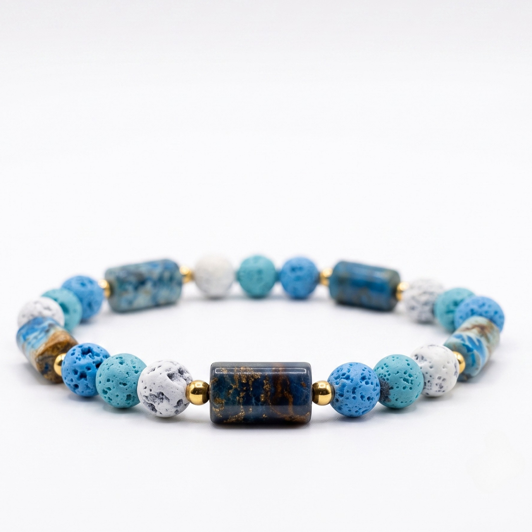 Bracciale Sea Lavica e Diaspro
