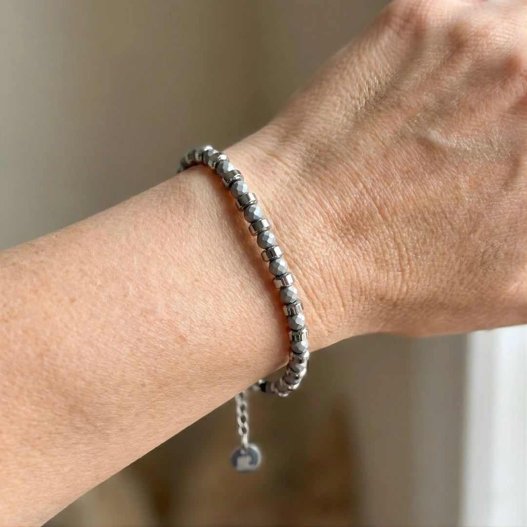 Bracciale Cromalux  Ematite Grigio Opaco