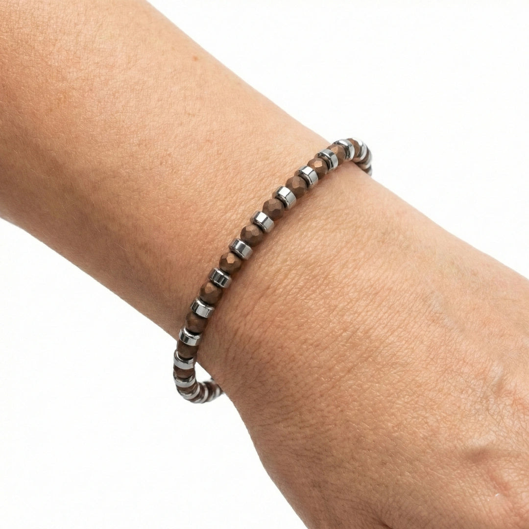 Bracciale Cromalux Ematite Terracotta Opaca