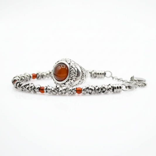 Set Armonia Corniola: Anello & Bracciale