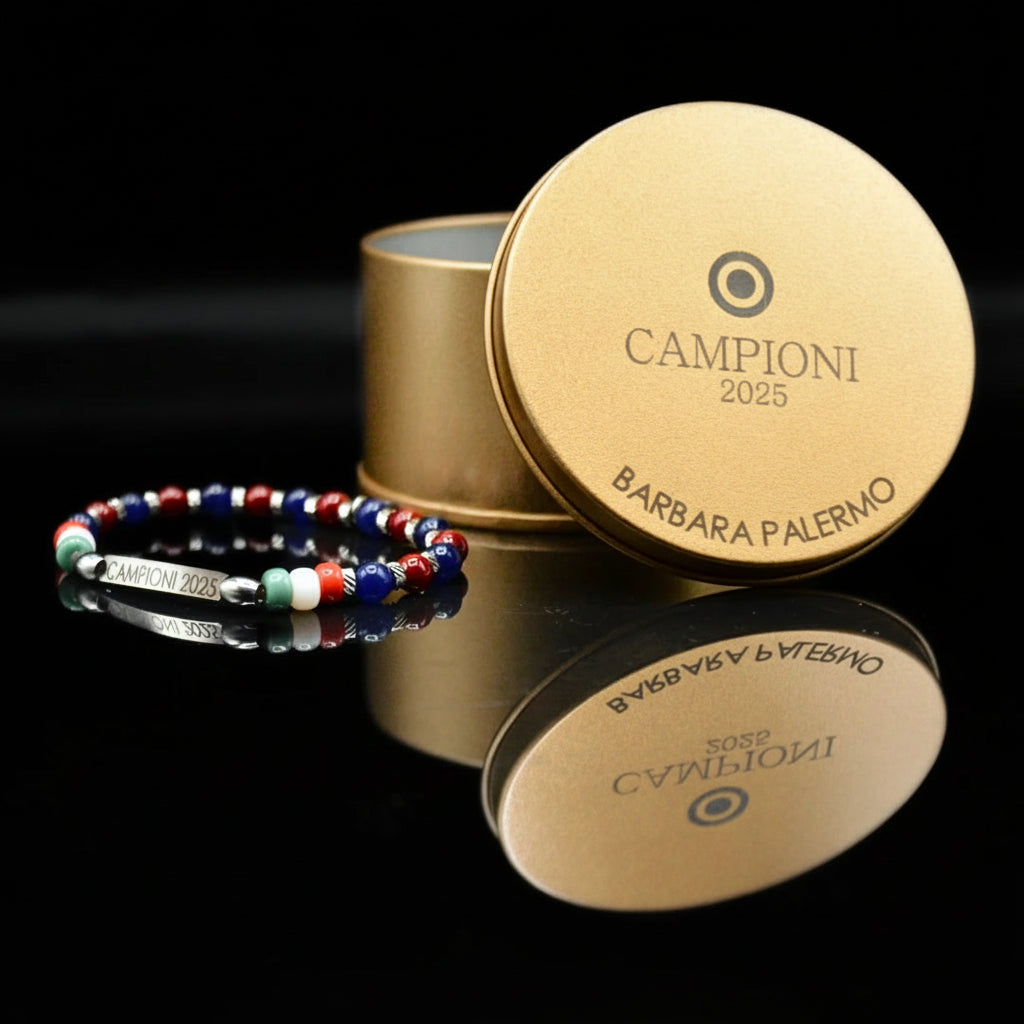 Bracciale Campioni 01  rosso blu Coppa Italia 2025