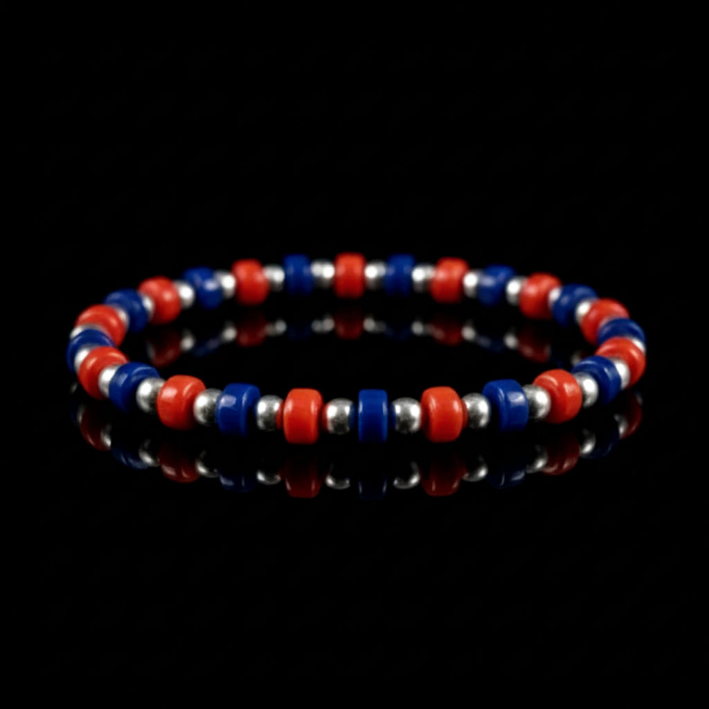 Steine: mehrfarbiges Hartsteinarmband