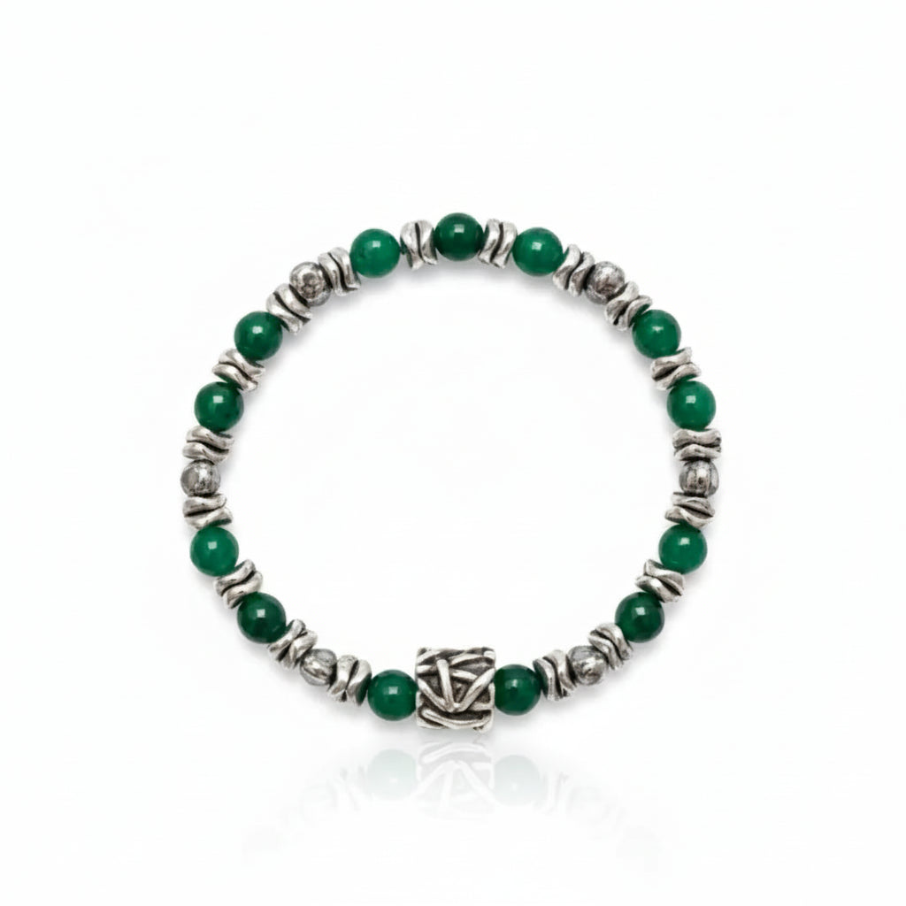 Lila Tigerauge-Armband PASSION mit Silberanschlüssen