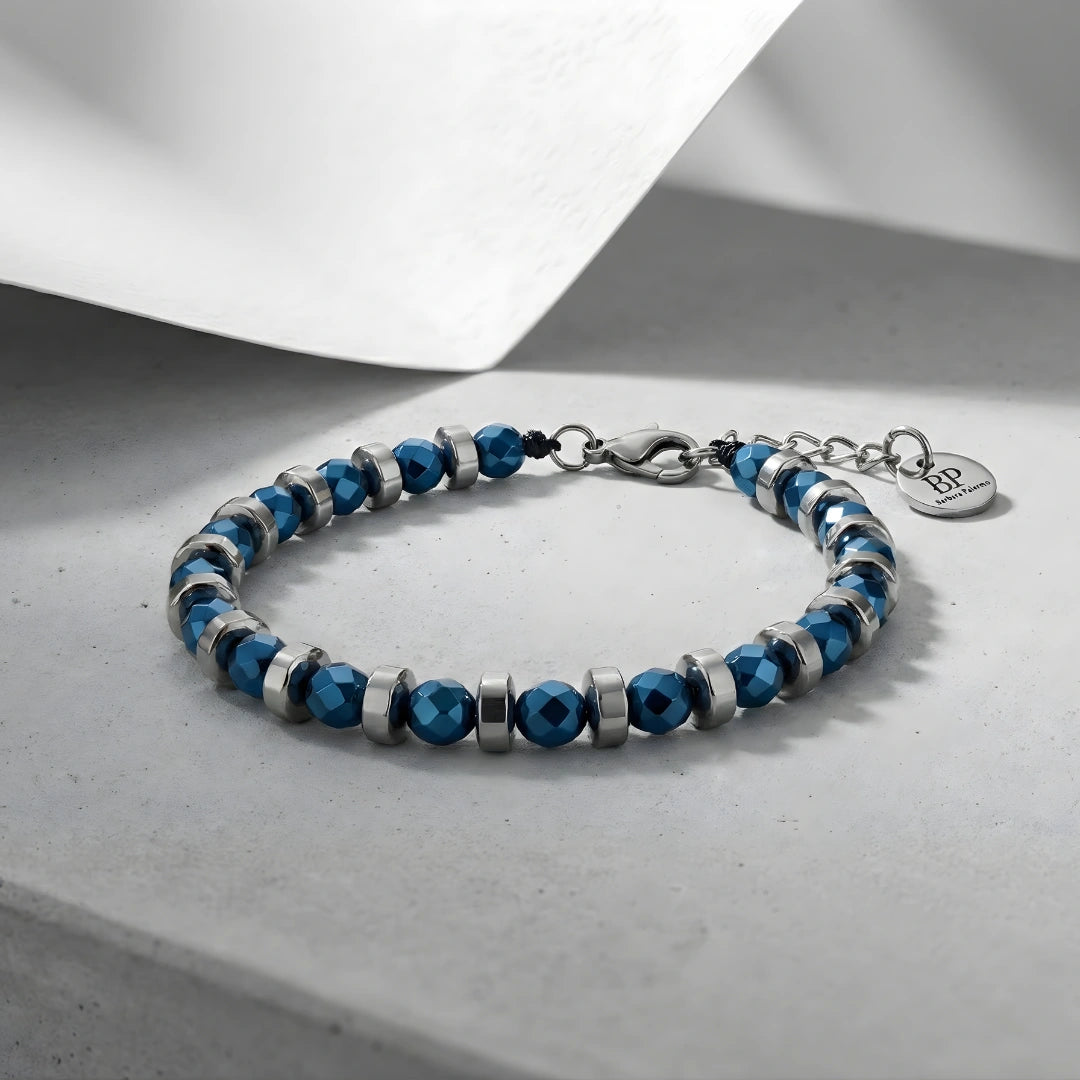 Bracciale Cromalux Blu lucido