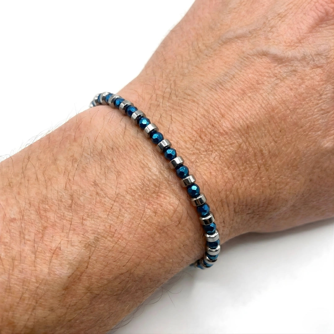 Bracciale Cromalux Blu lucido