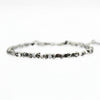 Bracciale Braid Mini 2.0 con Cubi di Ematite Argento