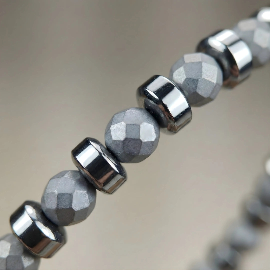 Bracciale Cromalux  Ematite Grigio Opaco
