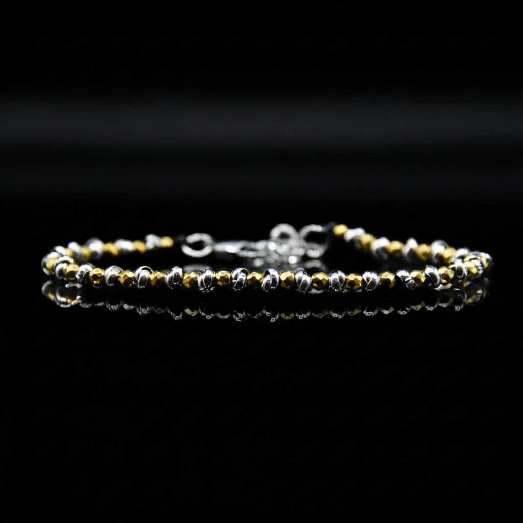 Braid Mini 2.0 Armband – Poliertes Gold Hämatit
