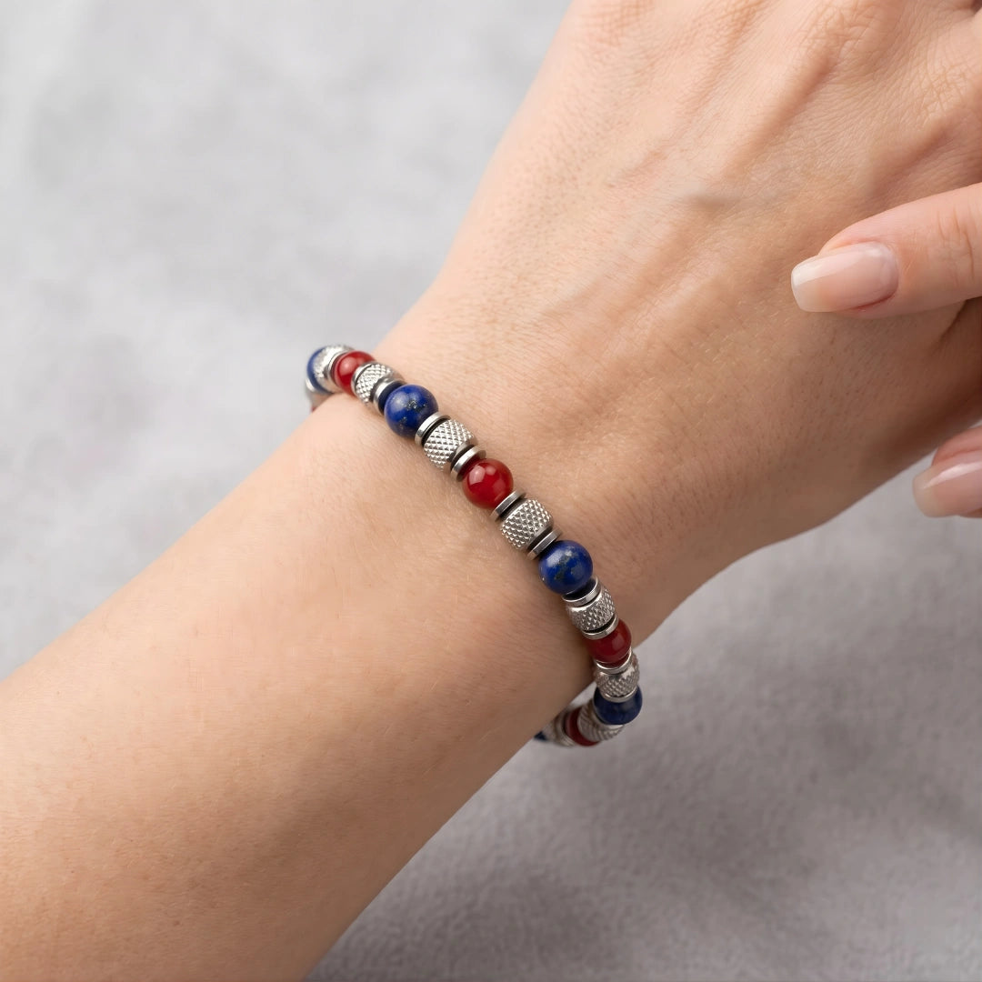 Bracciale Felsina 03 Rosso Blu
