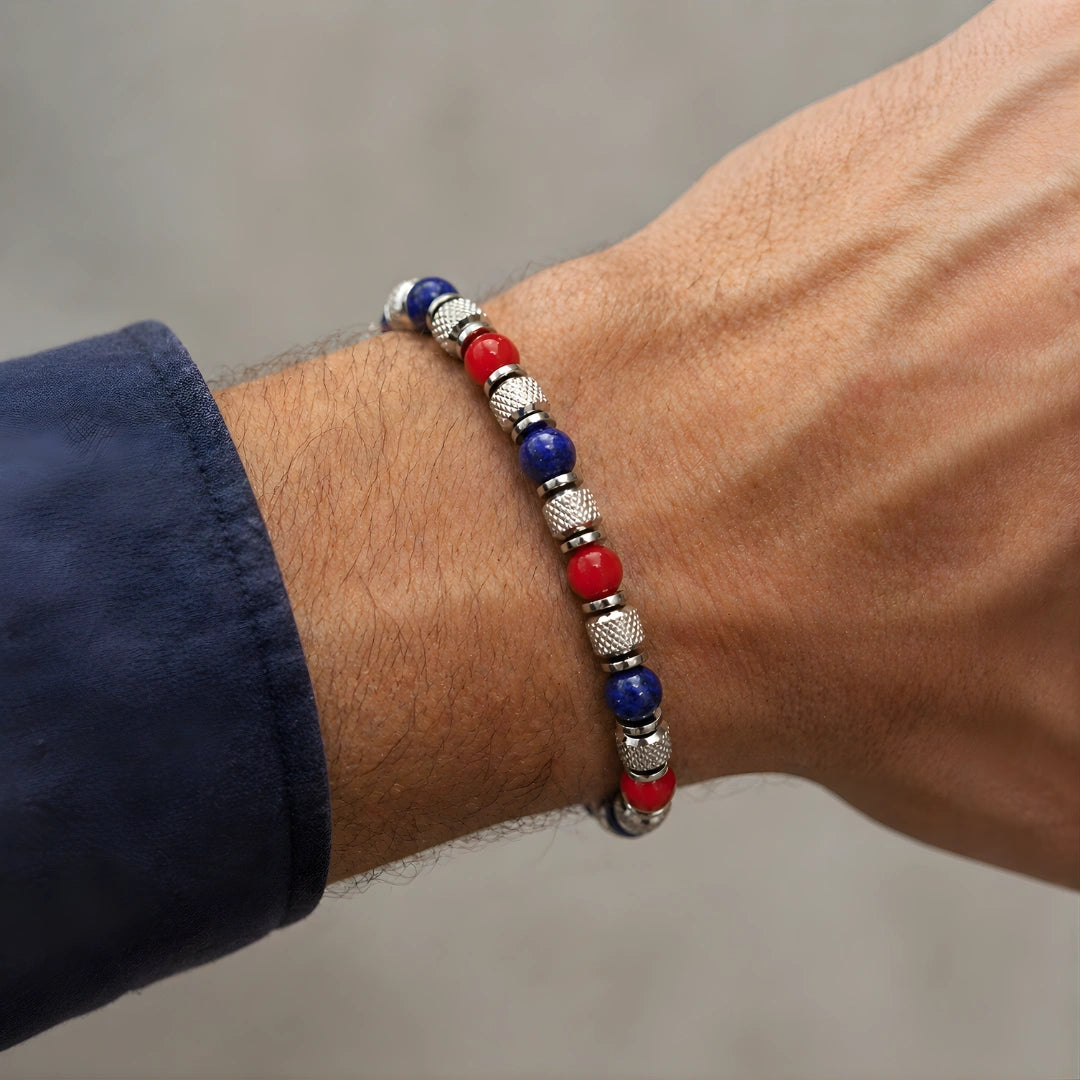 Bracciale Felsina 03 Rosso Blu