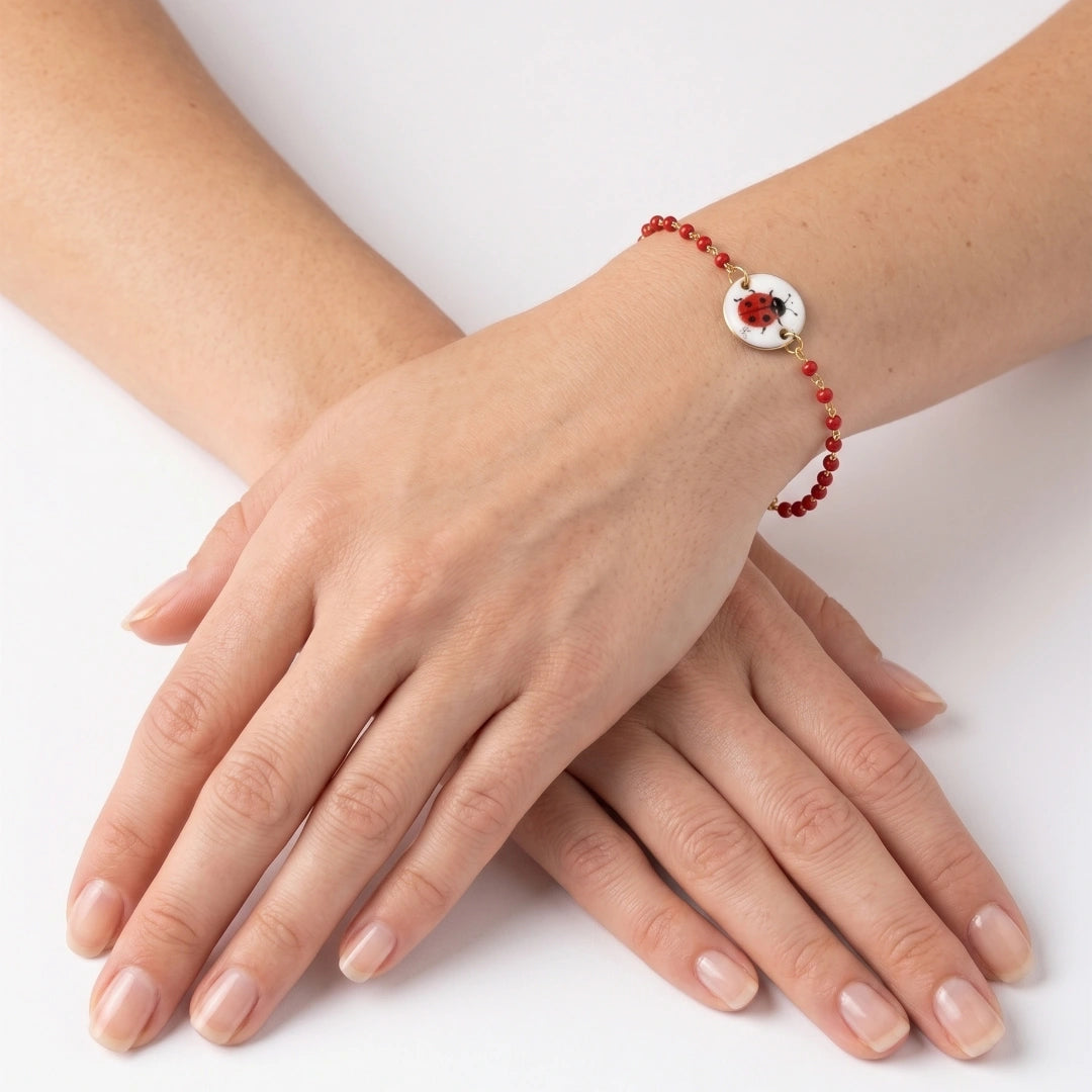 Bracciale Sea Coccinella Portafortuna