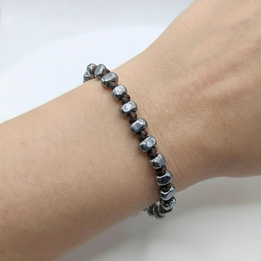 BRACCIALE LUMINEX MARRONE SCURO