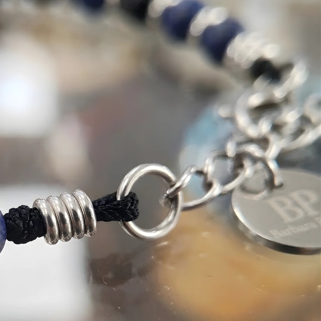 Steine: mehrfarbiges Hartsteinarmband