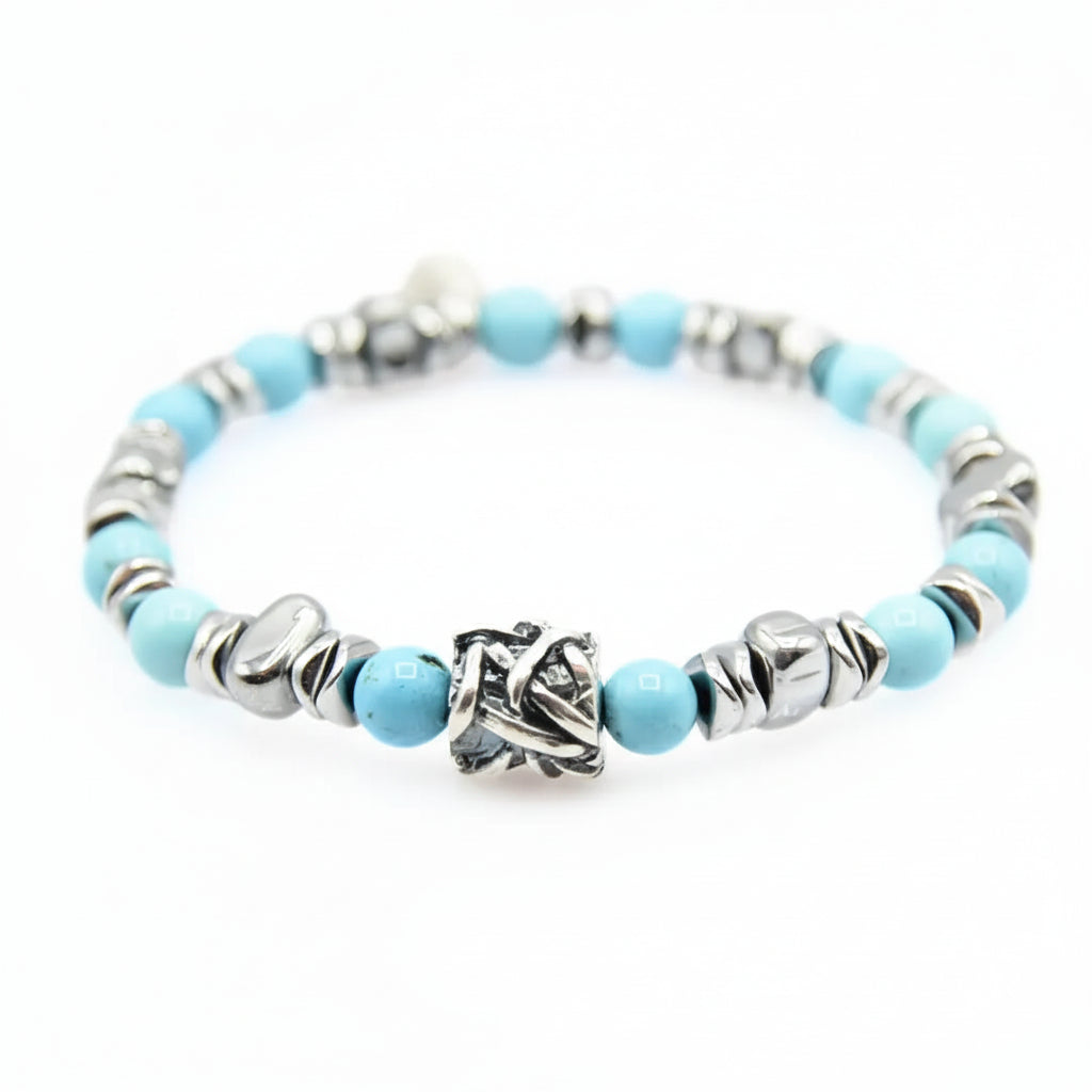 Lila Tigerauge-Armband PASSION mit Silberanschlüssen