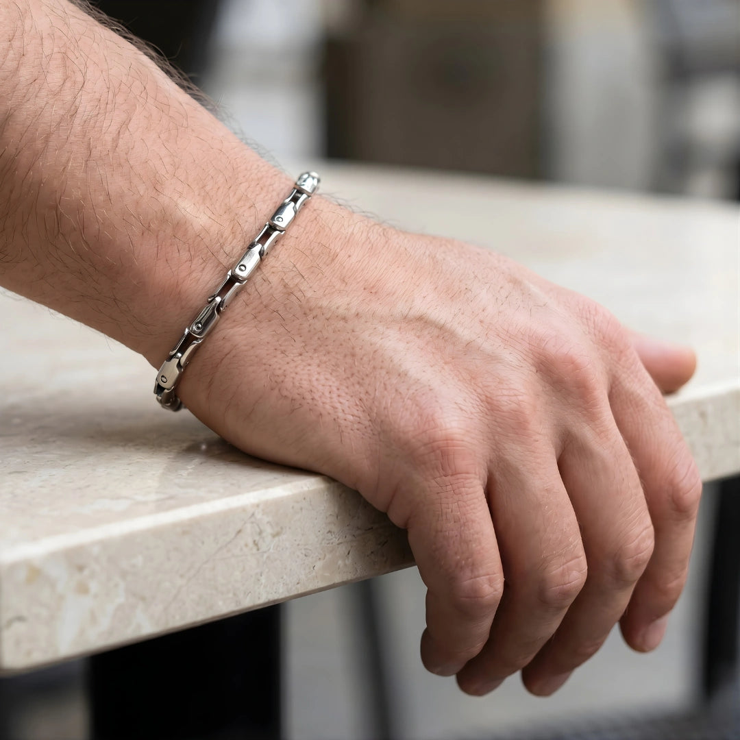 Bracciale Catena Minimal  Acciaio 316L 3 mm