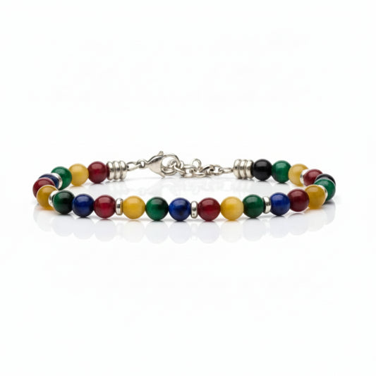 Bracciale Stones  Occhio di Tigre Multicolore