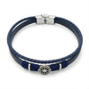 Bracciale Rosa dei Venti in Pelle blu