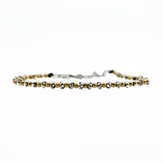 Bracciale Braid Mini 2.0 – Ematite Oro Lucida