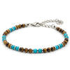 Bracciale stones Bracciale Occhio di Tigre Pasta Turchese