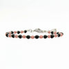 Bracciale Rosa Nero stones Emblema di Stile e Passione