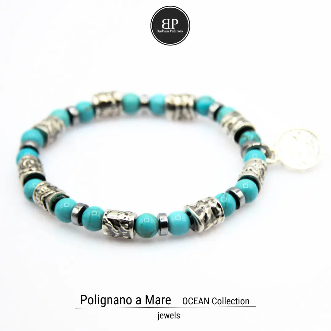 Bracciale Ocean Polignano a Mare: Onde d'Argento ed Eleganza