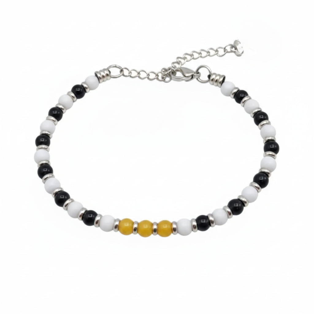 Armband Black White Gold – Spirito Bologna