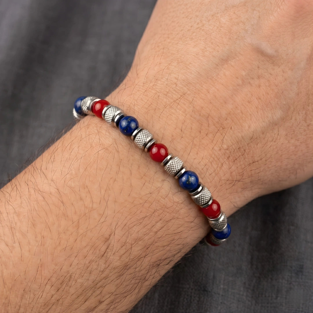 Bracciale Felsina 03 Rosso Blu