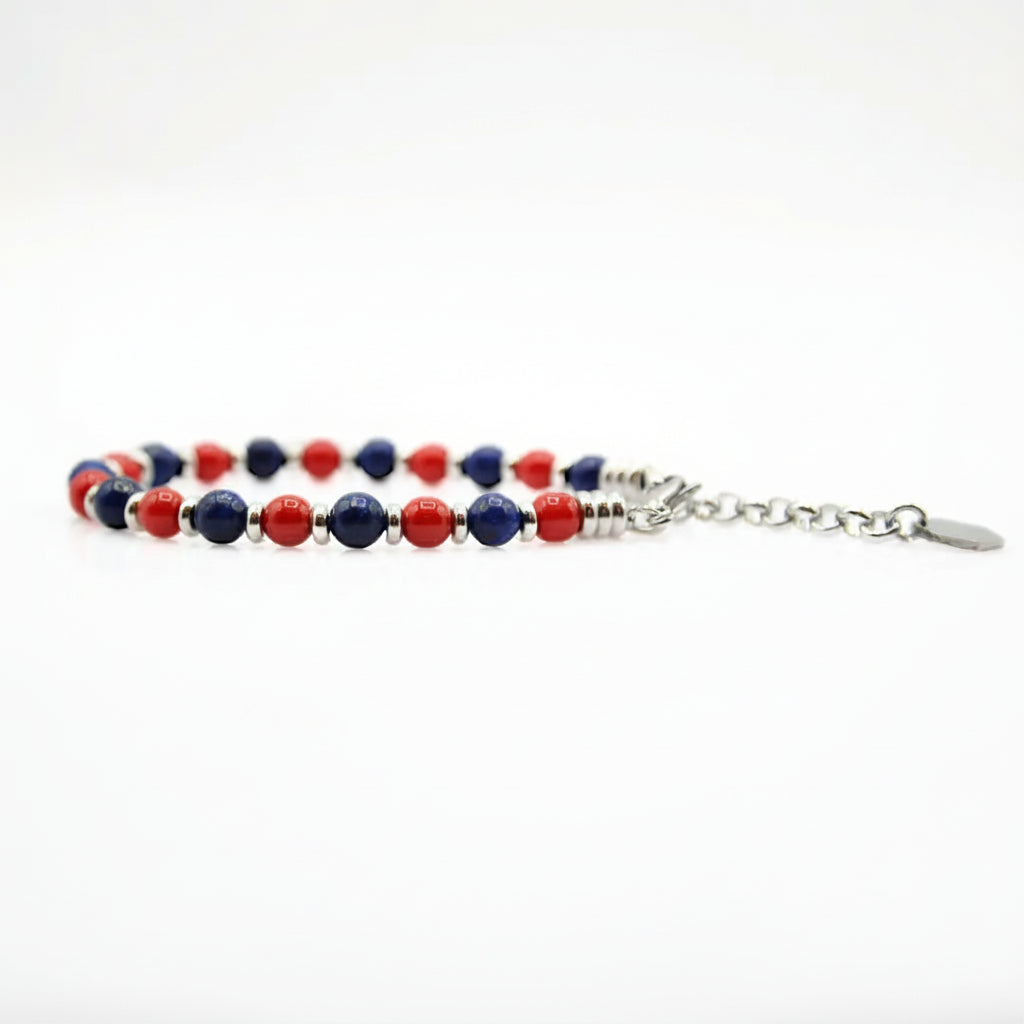 Bracciale Rosso Blu - Passione Genova