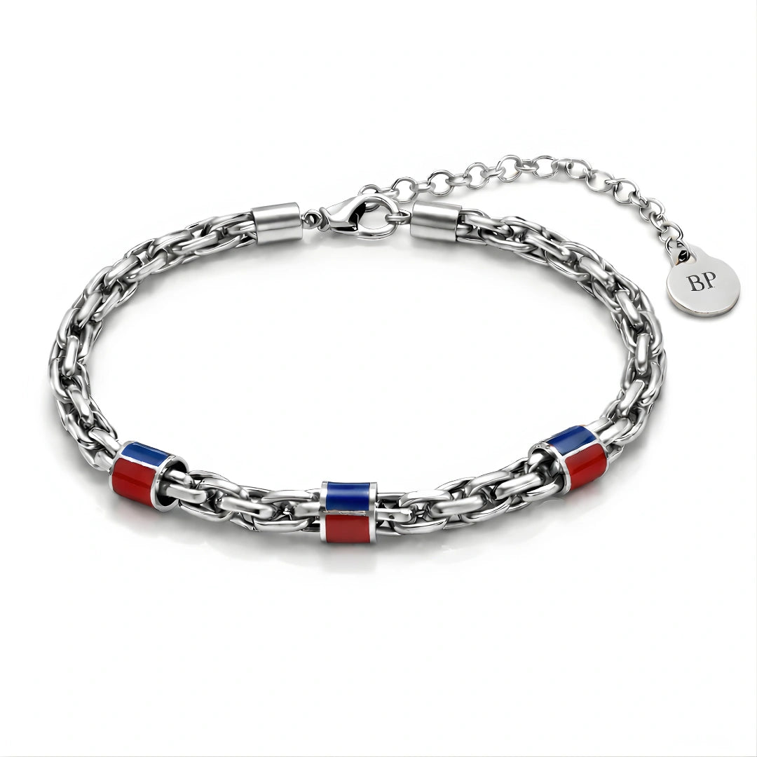 Steine: mehrfarbiges Hartsteinarmband