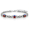 Steine: mehrfarbiges Hartsteinarmband