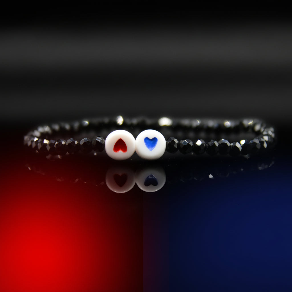 Steine: mehrfarbiges Hartsteinarmband