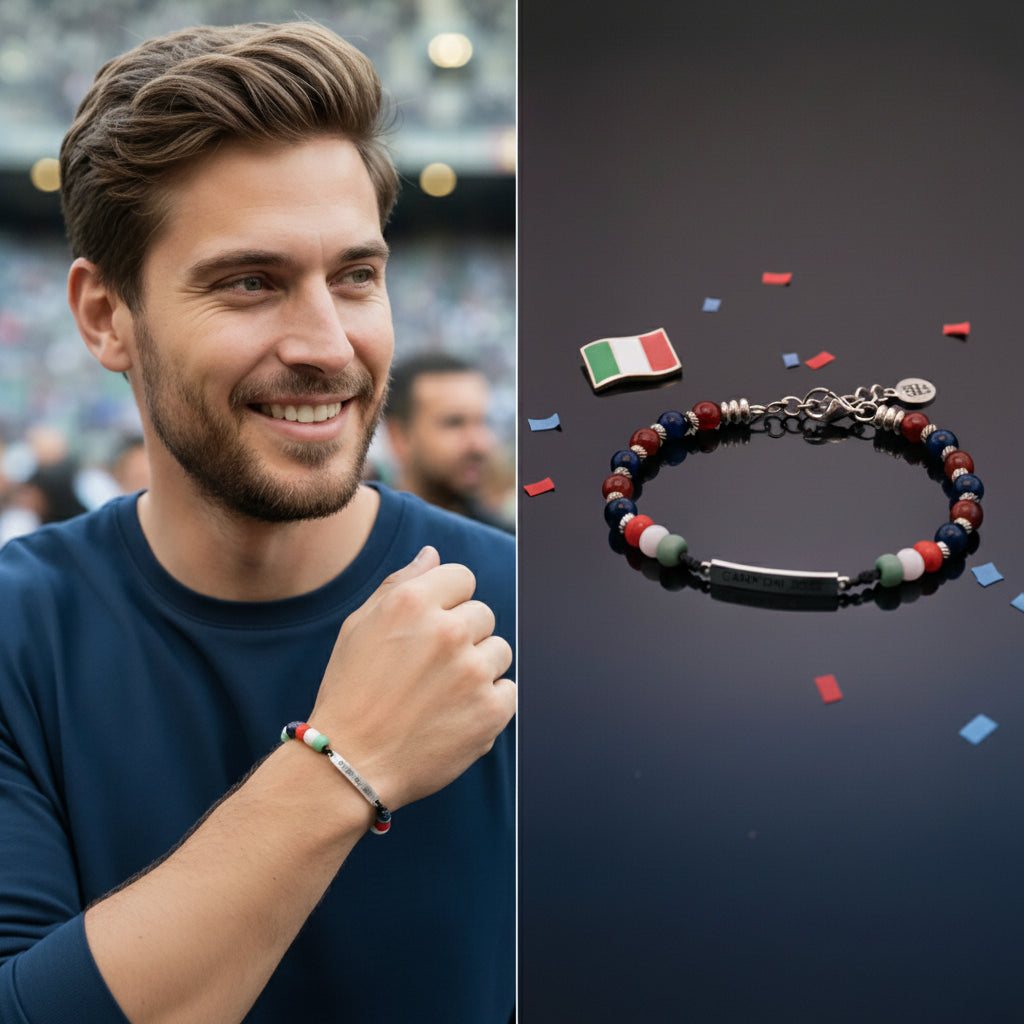 Bracciale Rosso Blu 04 – Edizione Speciale Coppa Italia 2025