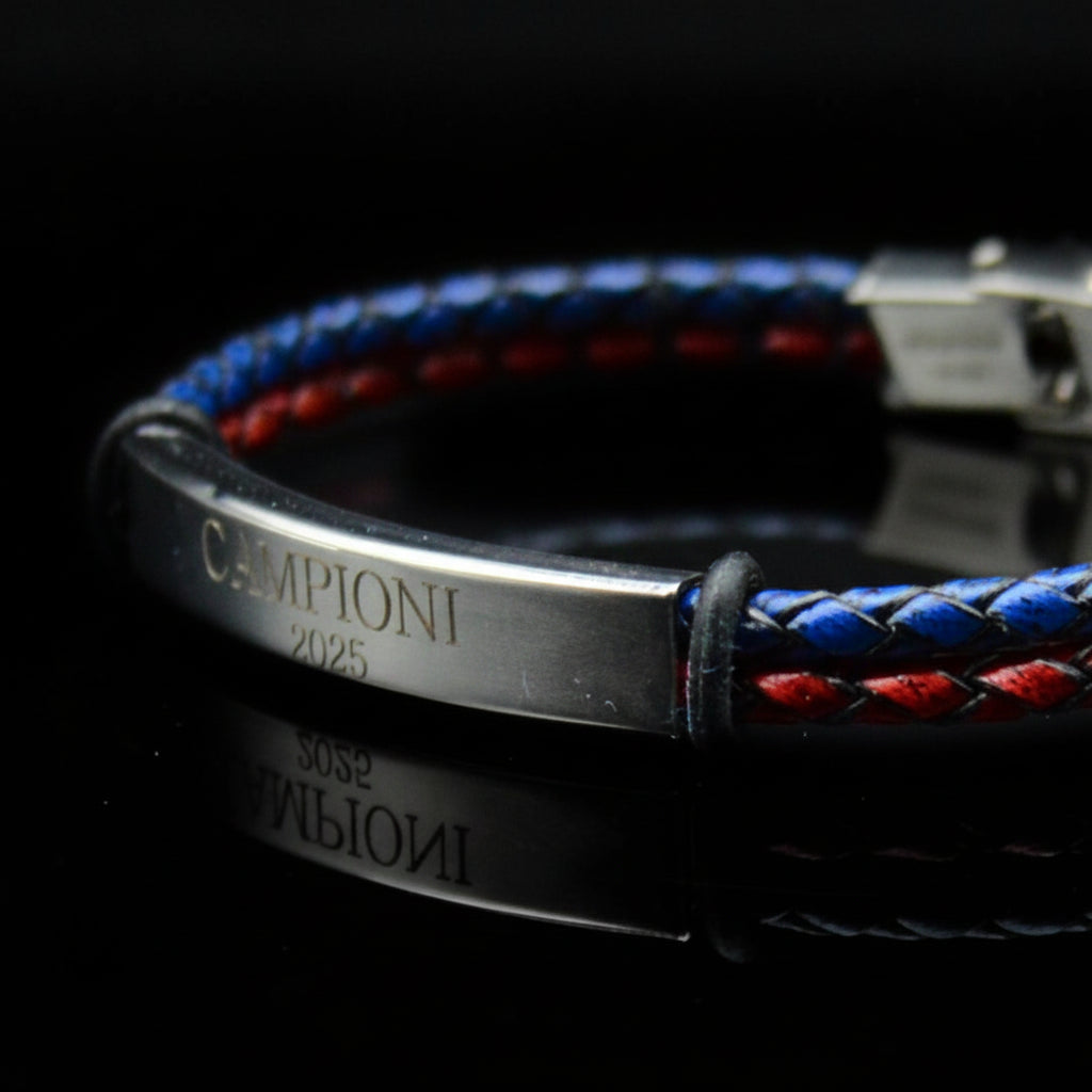 Bracciale Campioni 05 rosso blu Collezione Coppa Italia 2025