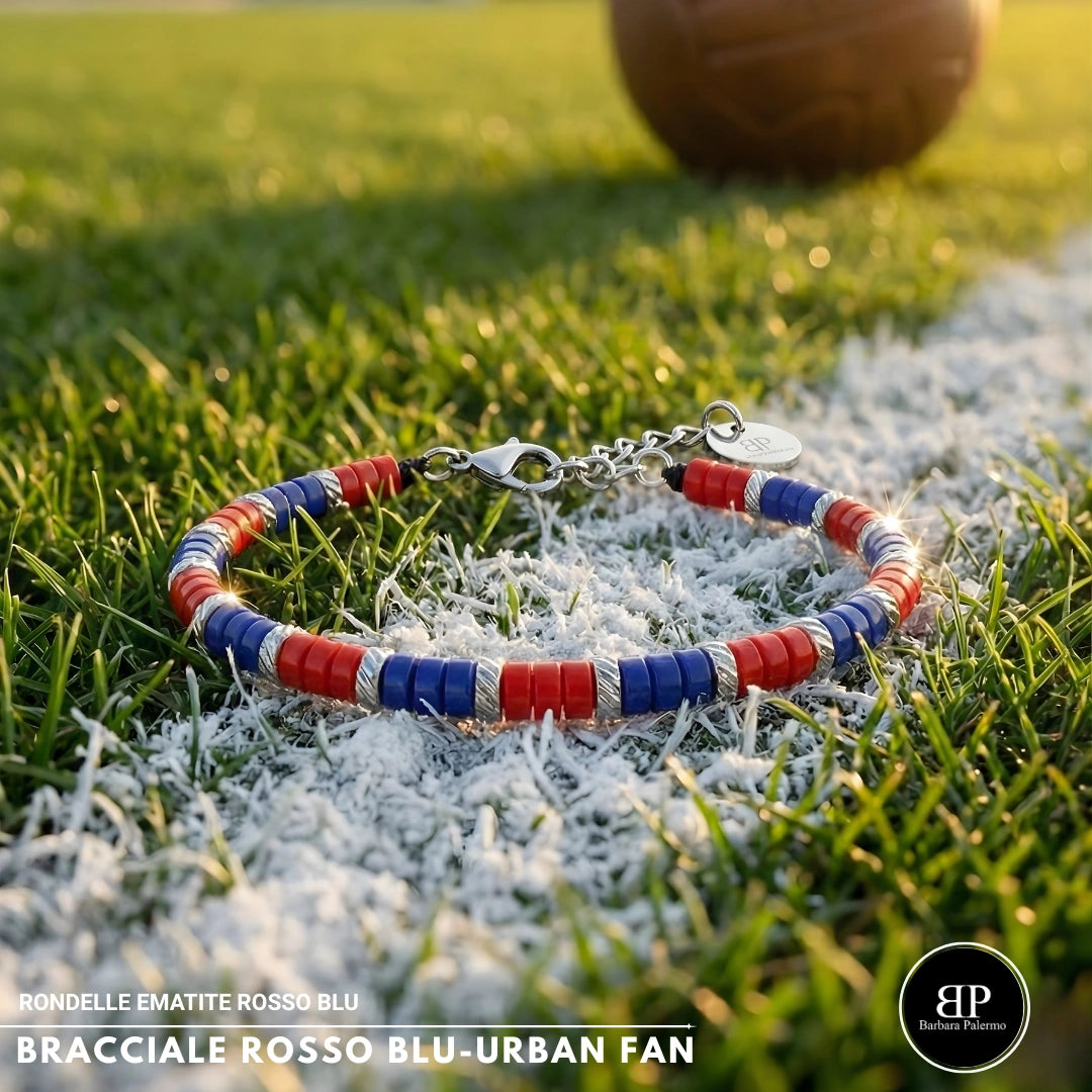 Bracciale Rosso Blu Urban Fan