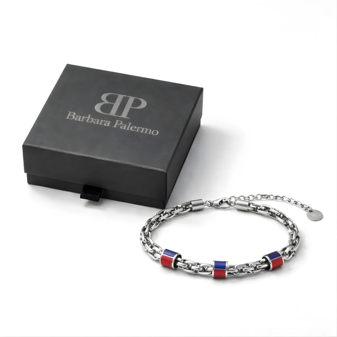 Steine: mehrfarbiges Hartsteinarmband