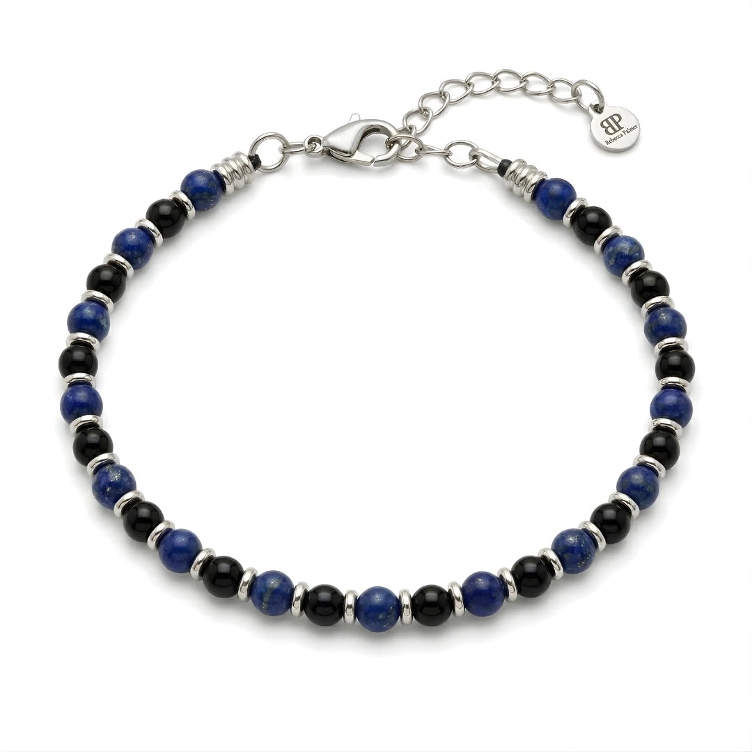Steine: mehrfarbiges Hartsteinarmband