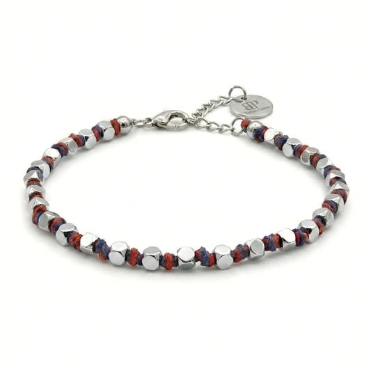 Steine: mehrfarbiges Hartsteinarmband