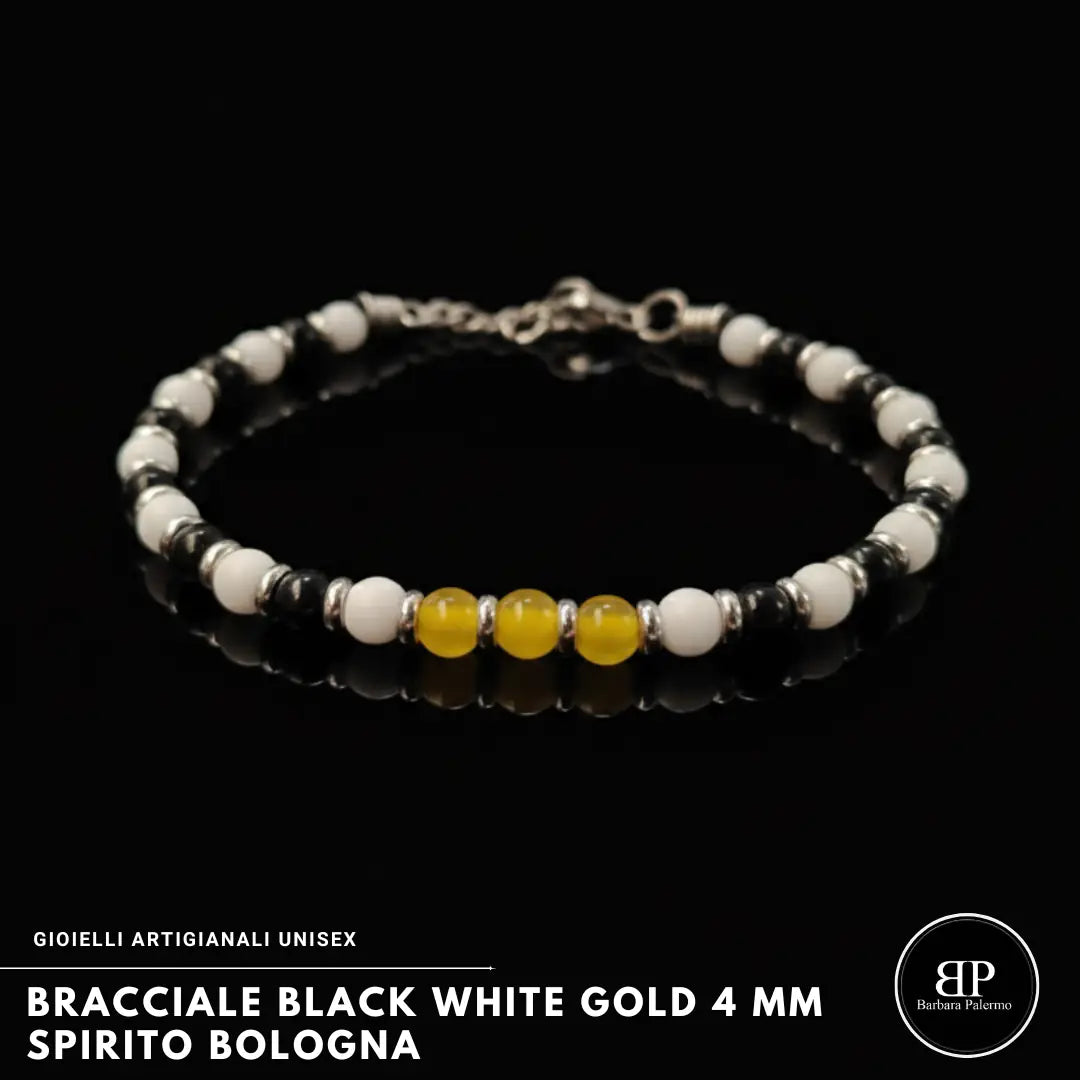 Armband Black White Gold – Spirito Bologna