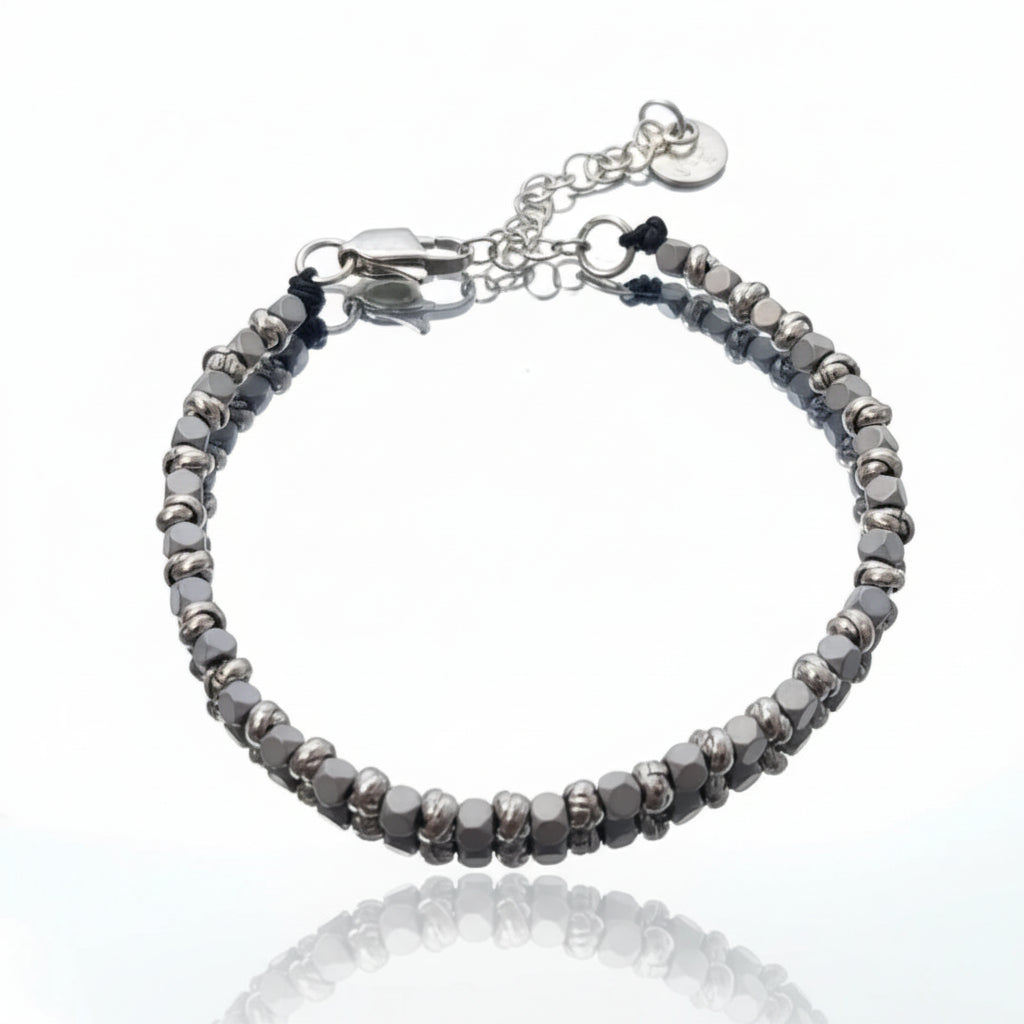 Braid Mini 2.0 Armband – Mattgrau Cubotti