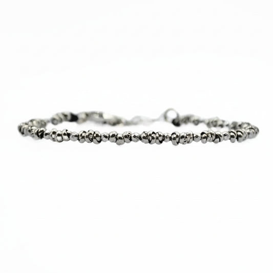 Bracciale Braid Mini 2.0  Ematite Argento