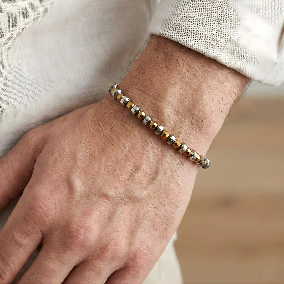 Bracciale Cromalux Gold Ematite Oro Lucido