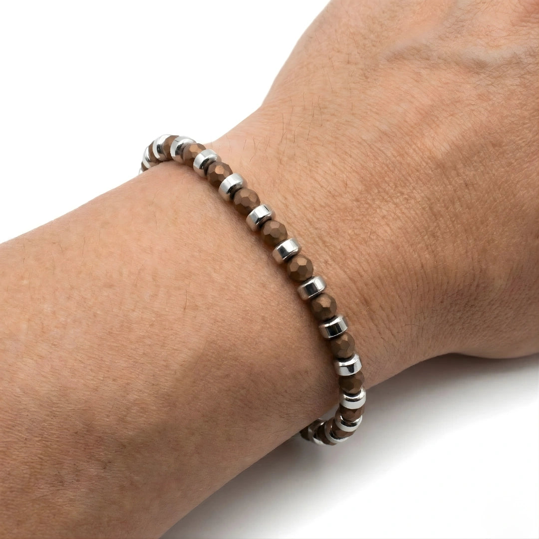 Bracciale Cromalux Ematite Terracotta Opaca