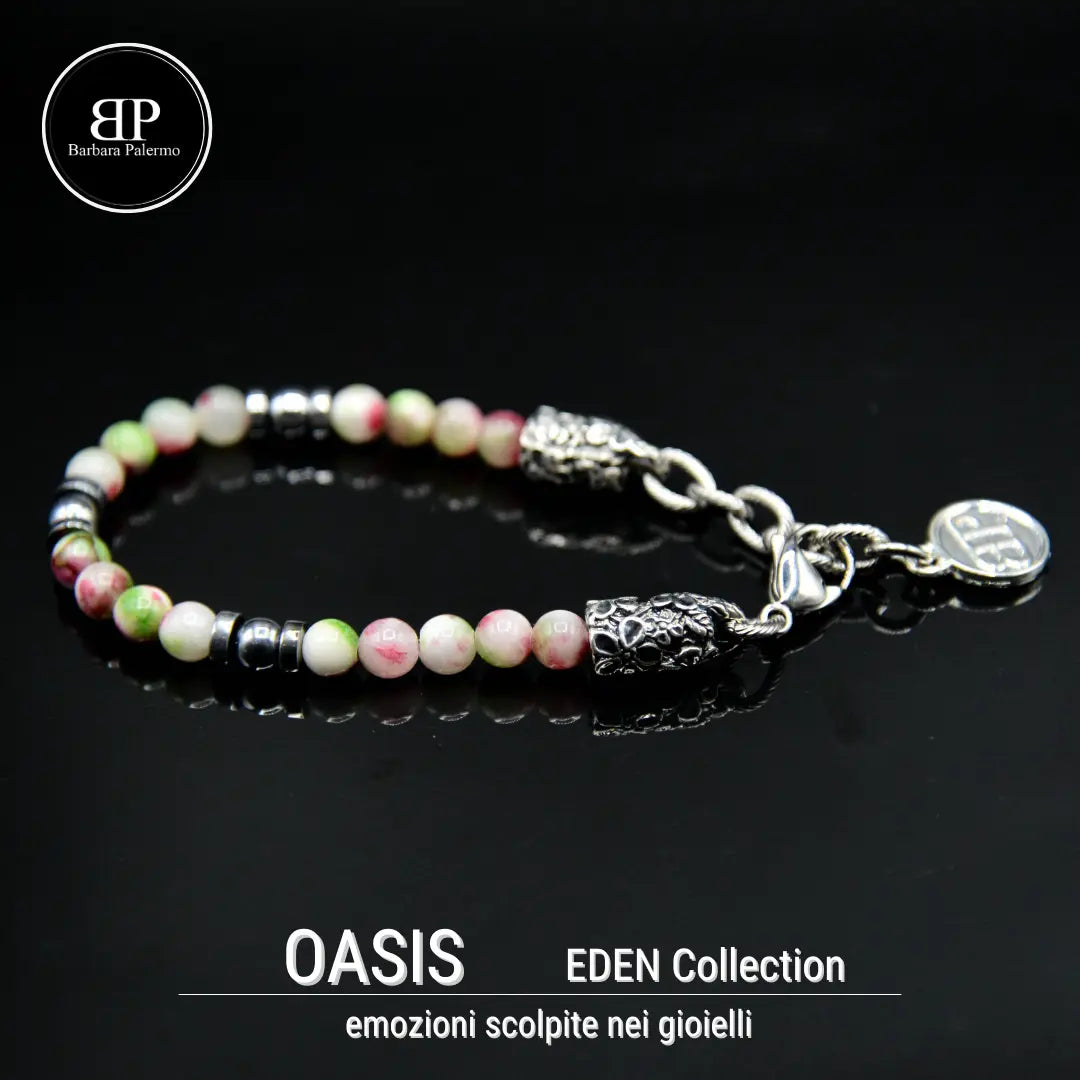 Bracciale Eden Oasis: Dove la Giada Incontra l'Equilibrio