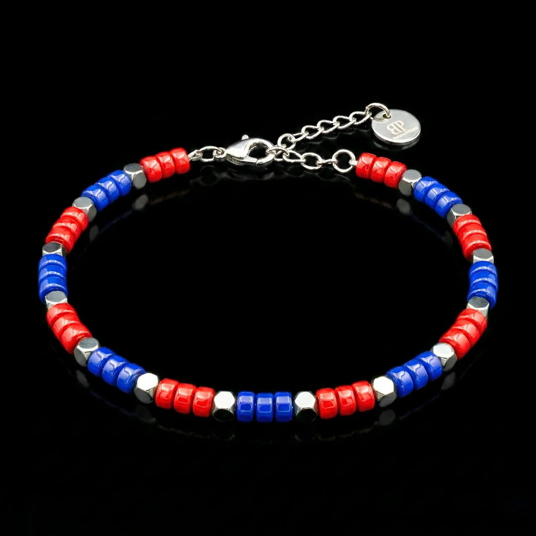 BRACCIALE URBAN FAN 02 ROSSO BLU
