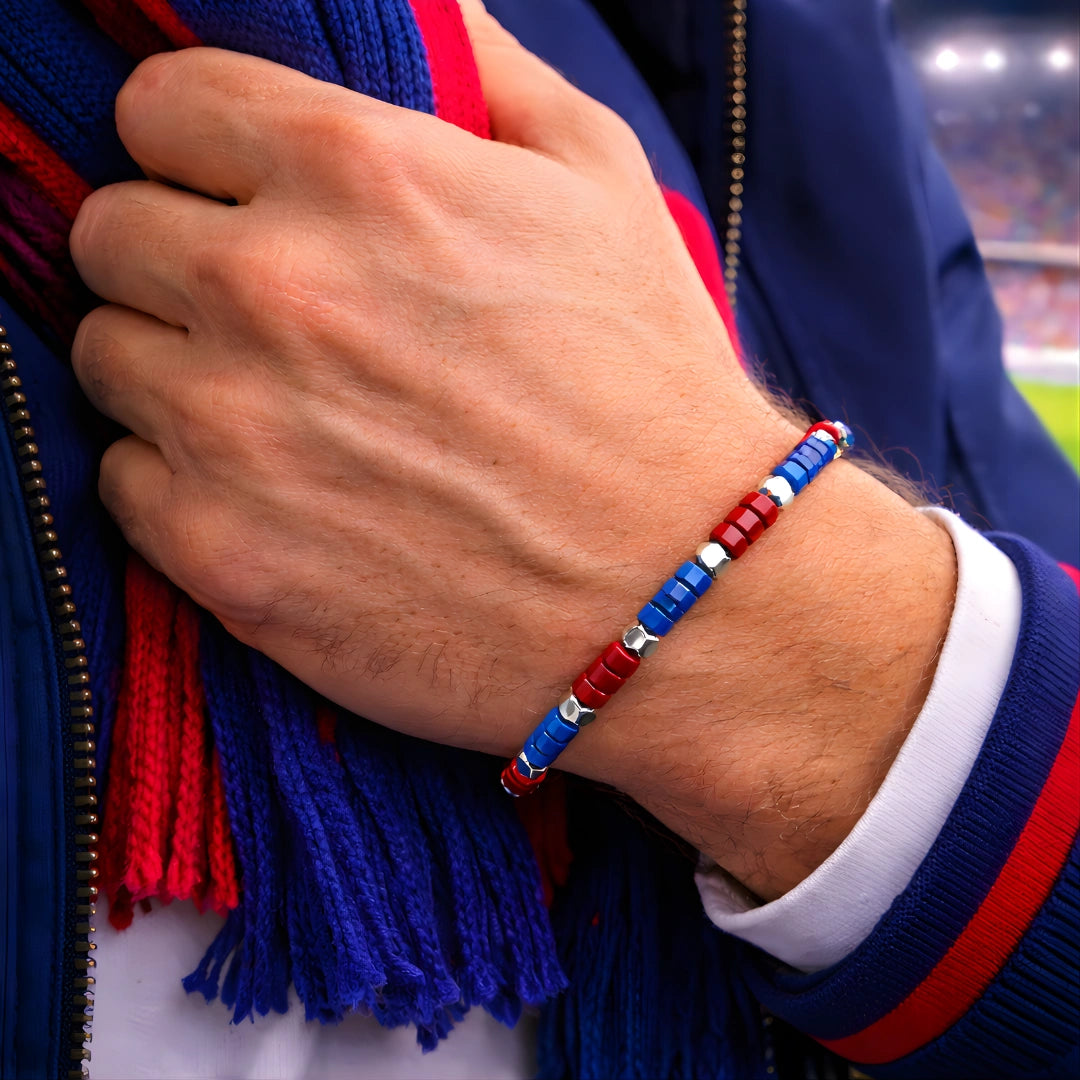 BRACCIALE URBAN FAN 02 ROSSO BLU