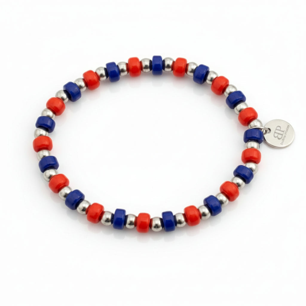 Steine: mehrfarbiges Hartsteinarmband