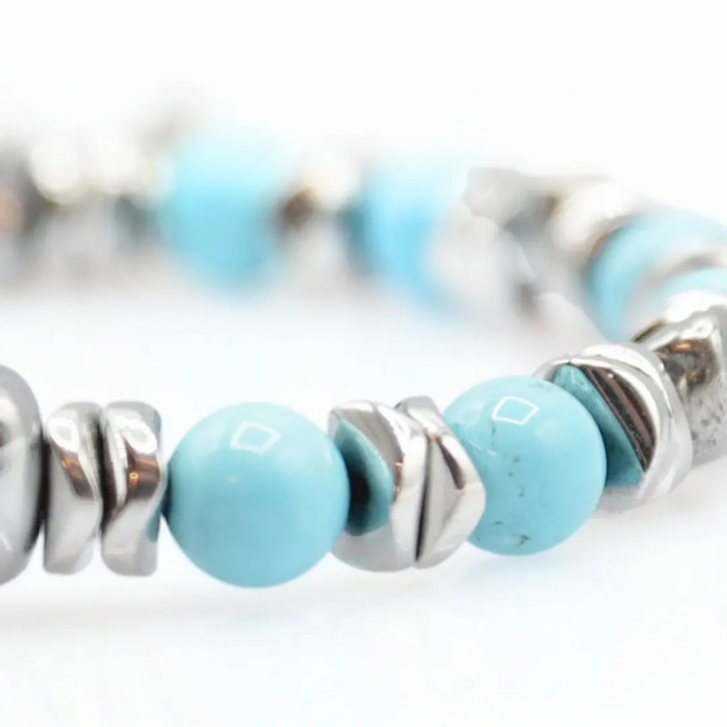 Lila Tigerauge-Armband PASSION mit Silberanschlüssen